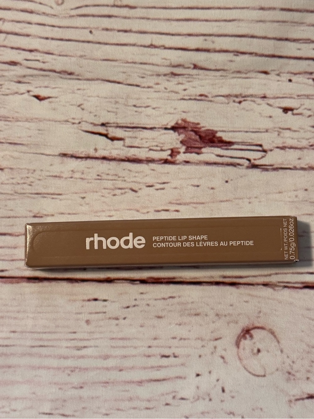 NIB RHODE Peptide Lip Shape in Press